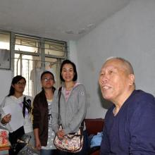 溫暖人間牽手耀陽行動．寒冬溫暖送長者